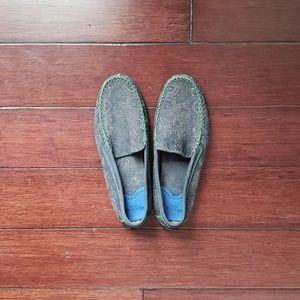 Men's Robert Graham Paisley Suede Shoes Size 10.5